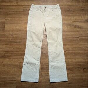 J Crew Favorite Fit Corduroy Pants Women’s Size 4R Light Tan Bootcut Mid Rise